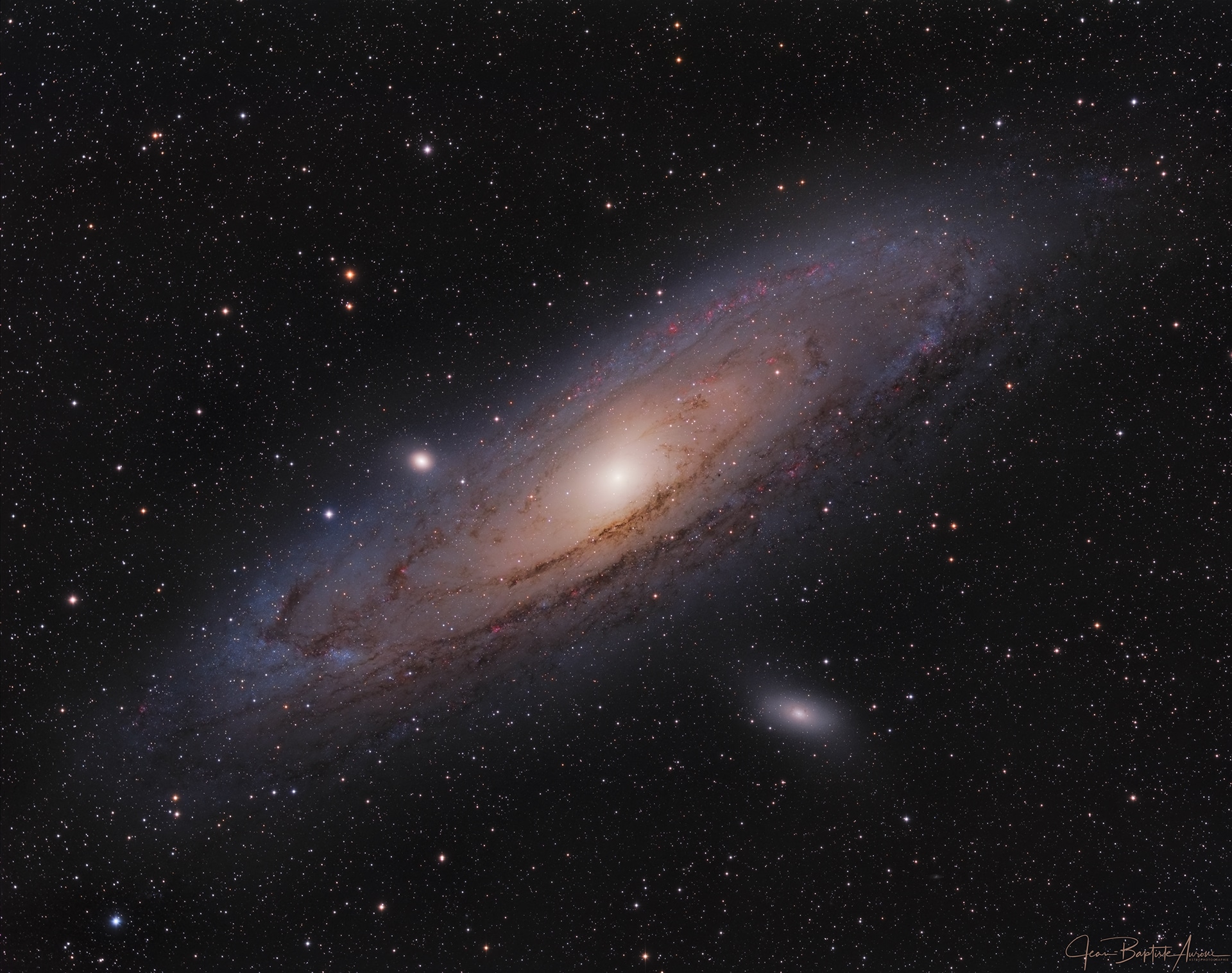M31 - Galaxie d'Andromède (CCD - LRGB-Ha)