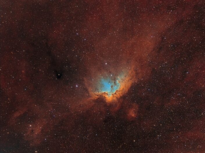 NGC 7380 – La nébuleuse du Sorcier
