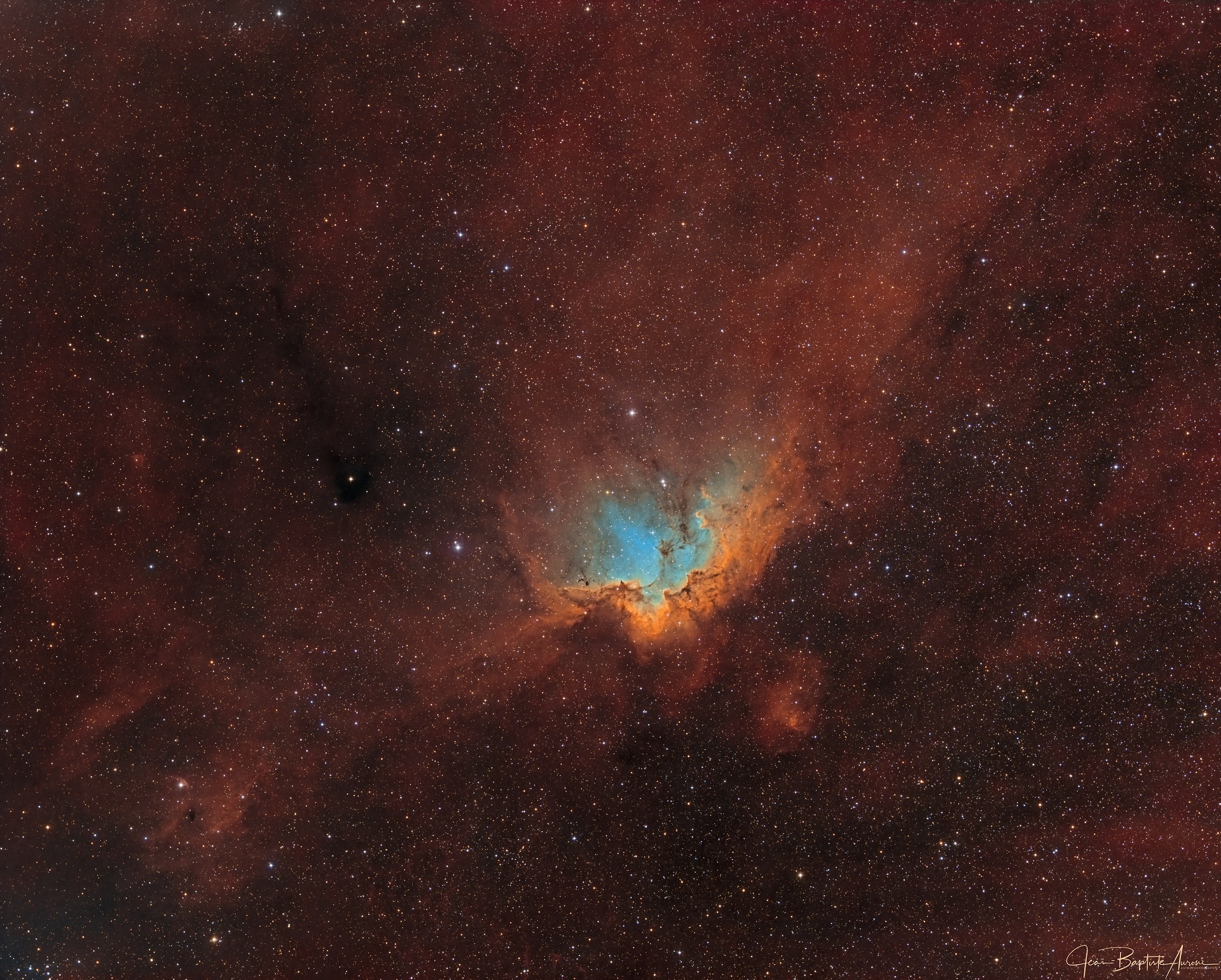 NGC 7380 - Nébuleuse du Sorcier - version 2023 (SHO-RGB)